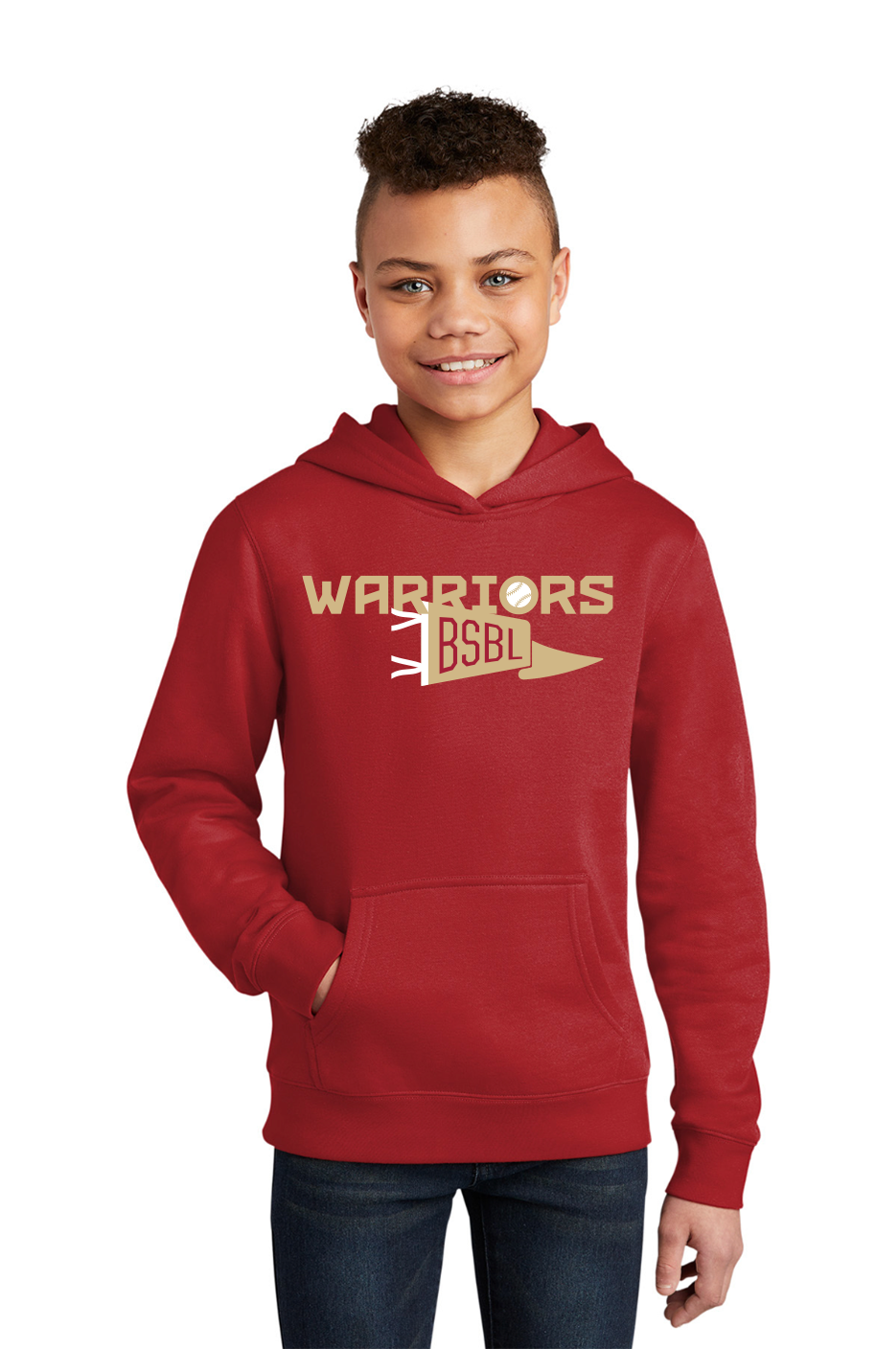 Warriors Pennant Hoodie – Youth – Loudly